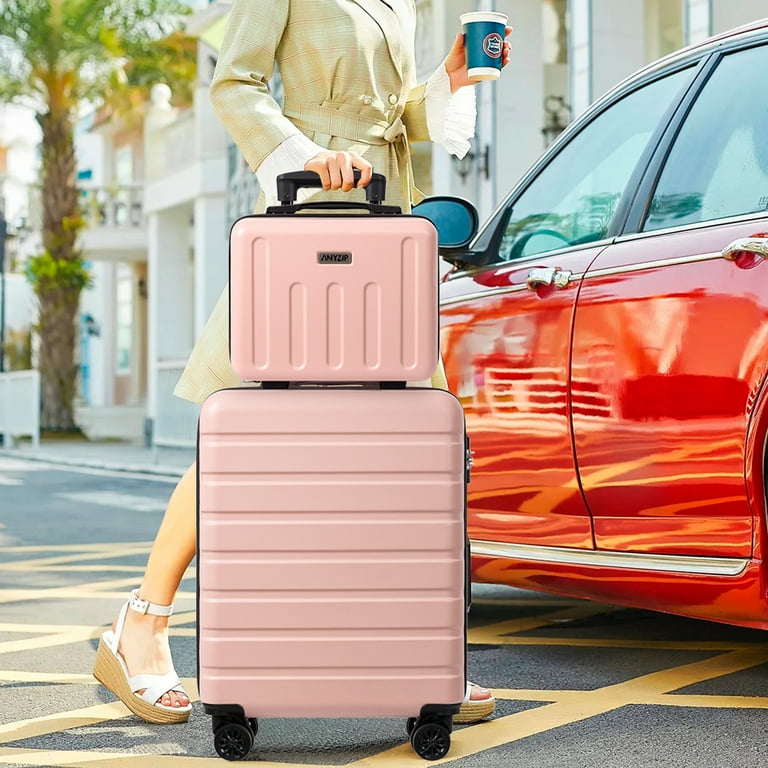 Coolhut 20 Hardshell Carry On Luggage with USB Lightweight ABS PC Suitcase TSA Lock and Wheels Walmart