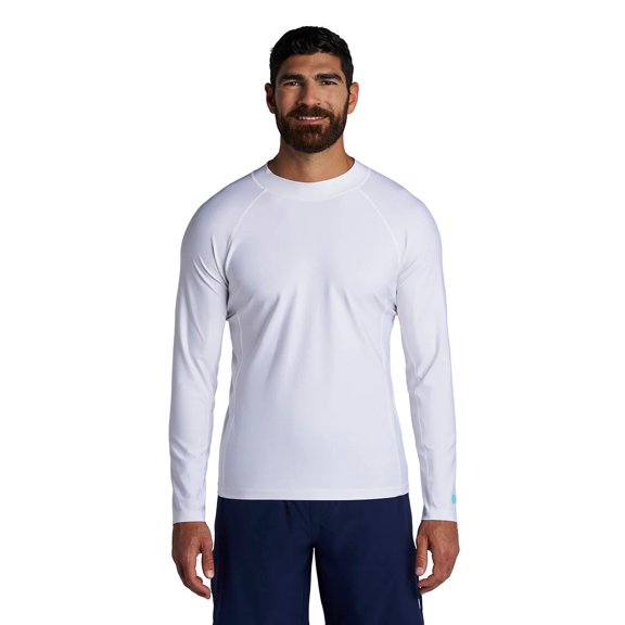 Coolibar UPF 50+ Men's Tulum Long Sleeve Surf Rash Guard - Sun Protective