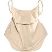 Coolibar UV Face Mask with Neck Coverage - UPF 50+ Sun Protection - Vermilion in Beige