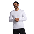 thumbnail image 1 of Coolibar Unisex Performance Long Sleeve T-Shirt - UPF 50+ Sun Protection - Suntect Defender Shirt in White, 1 of 6