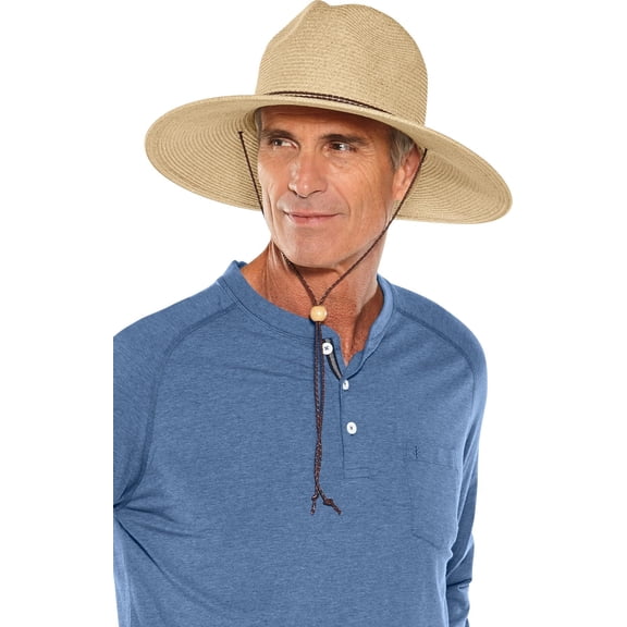 Coolibar Unisex Sun Hat - UPF 50+ Sun Protection - Beach Comber in Natural