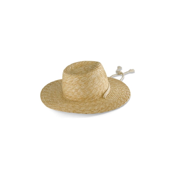 Coolibar Women's Hand Woven Fedora - UPF 50+ Sun Protection - Isla in Toast