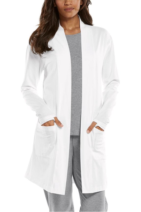 Women's Wrap - UPF 50+ Sun Protection - Corbella in White