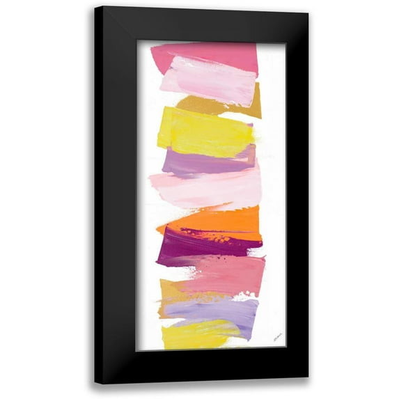 Coolick, Ann Marie 11x18 Black Modern Framed Museum Art Print Titled - Cotton Candy