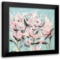 thumbnail image 1 of Coolick, Ann Marie 12x12 Black Modern Framed Museum Art Print Titled - Wild Flowers on Teal, 1 of 5