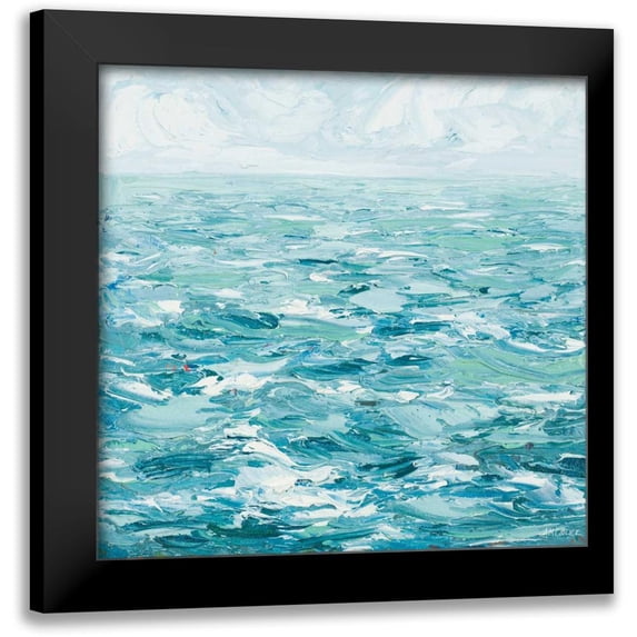 Coolick, Ann Marie 15x15 Black Modern Framed Museum Art Print Titled - Rough Waters