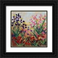 thumbnail image 1 of Coolick, Ann Marie 15x15 Black Ornate Wood Framed with Double Matting Museum Art Print Titled - Floral Fields III, 1 of 4