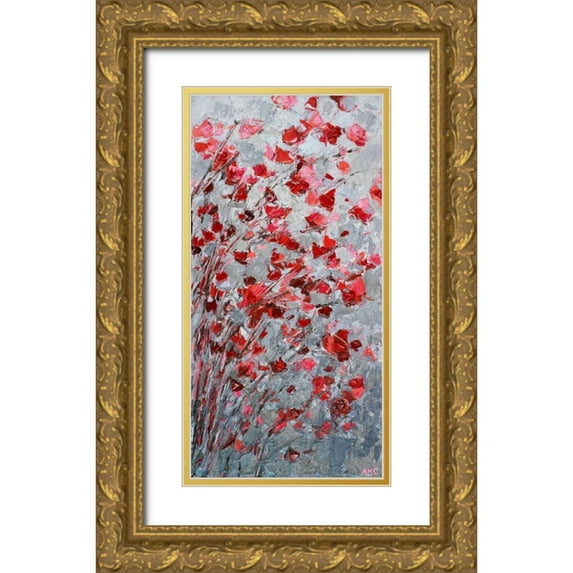 Coolick, Ann Marie 18x32 Gold Ornate Wood Framed with Double Matting Museum Art Print Titled - Sakura Tree II