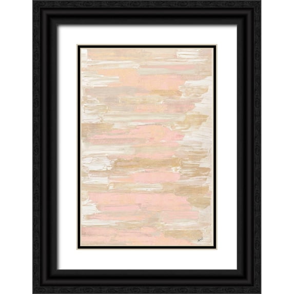 Coolick, Ann Marie 23x32 Black Ornate Wood Framed with Double Matting Museum Art Print Titled - Blush Rhizome