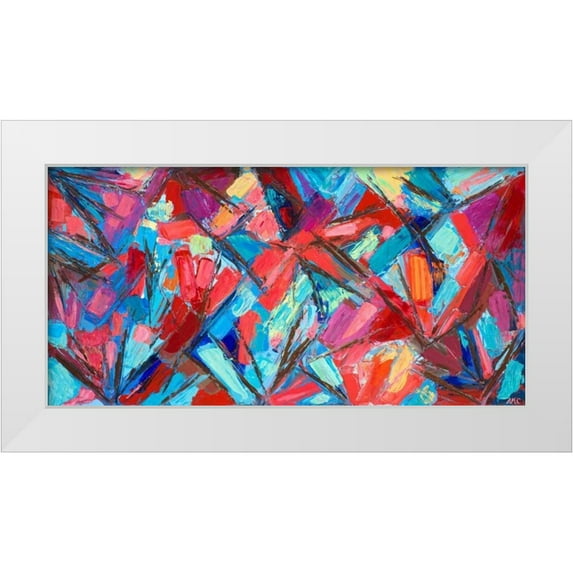 Coolick, Ann Marie 24x14 White Modern Wood Framed Museum Art Print Titled - Abscission