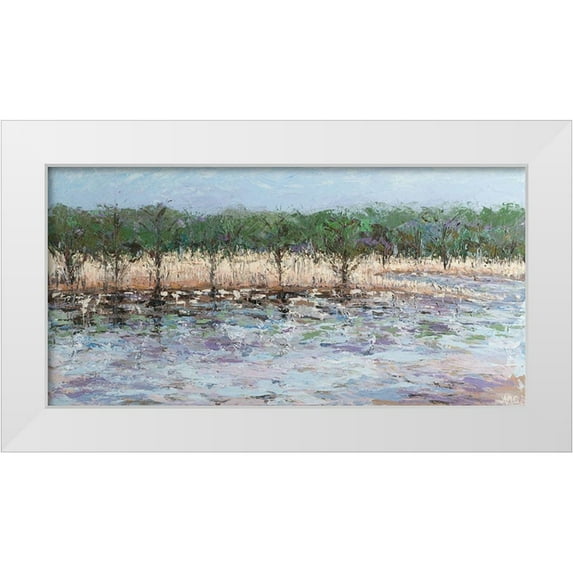 Coolick, Ann Marie 32x18 White Modern Wood Framed Museum Art Print Titled - Near SThe Stream