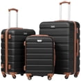 thumbnail image 1 of Coolife Luggage 3 Piece Set Suitcase Spinner Hardshell Lightweight TSA Lock, 1 of 8