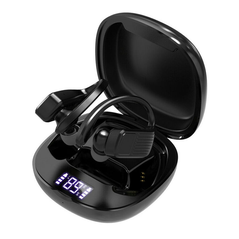 Cooligg Bluetooth Earbud Wireless Earphone Built in Mic Earhooks