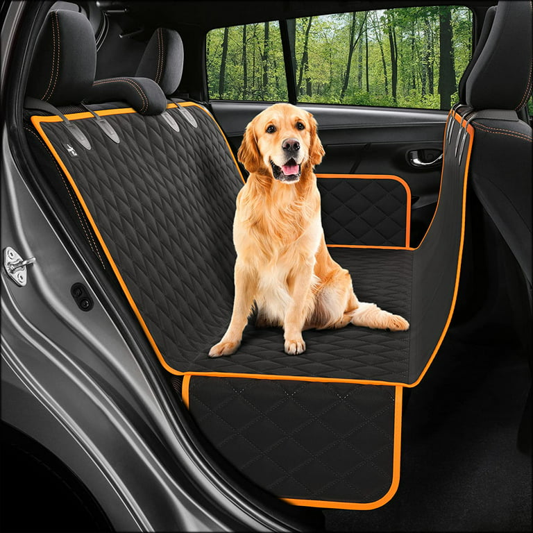 Cooligg Dog Back Seat Cover Protector Waterproof Scratchproof Nonslip  Hammock for Dogs Backseat Protection Against Dirt and Pet Fur Durable Pets  Seat Covers for Cars & SUVs 