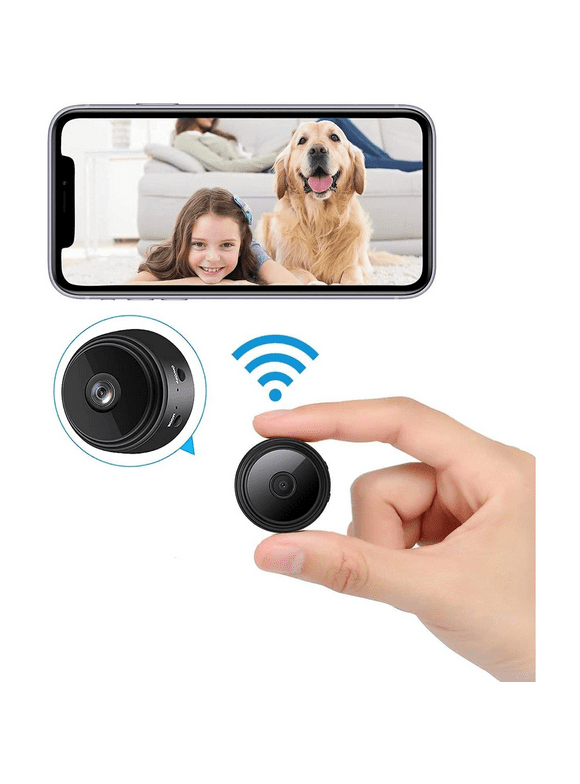 Cooligg Mini Camera Wireless Wifi Home Security 1080P DVR Night Vision Motion Detection