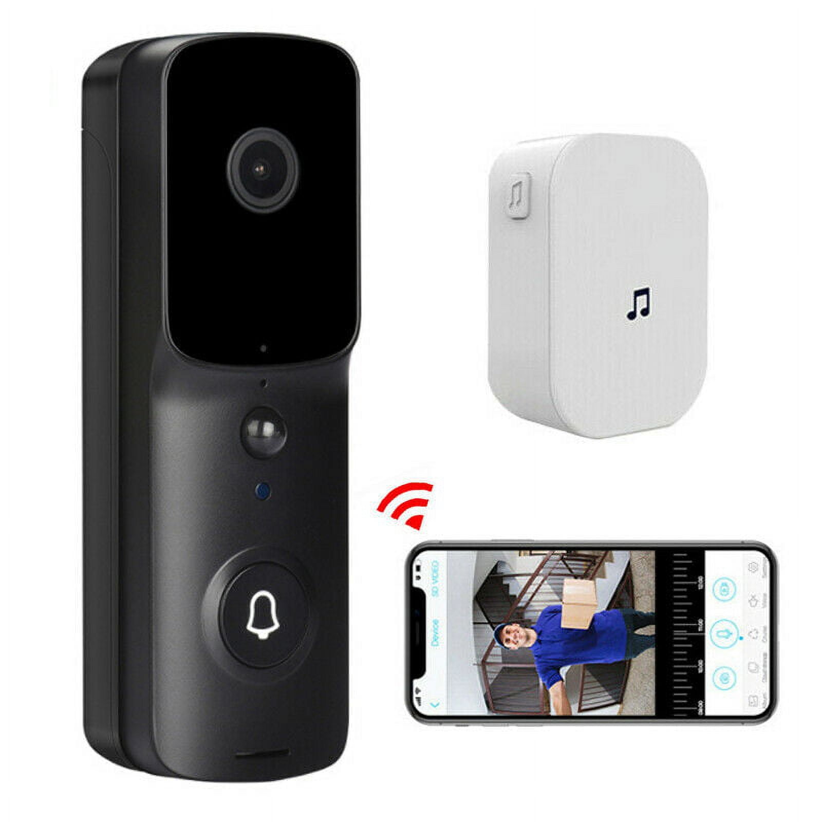 Cooligg WiFi Visual Ring Smart Doorbell Smart Home Wireless Camera Video Door Bell Phone