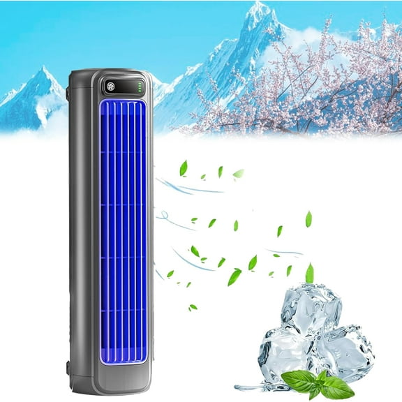 Cooling Ace, Cooling Ace Air Conditioner, Cooling Ace Fan, Cooling Ace Portable Air Conditioner Quiet with 3 Speeds, for Bedroom/Office/Kitchen (Gray, Plug in)