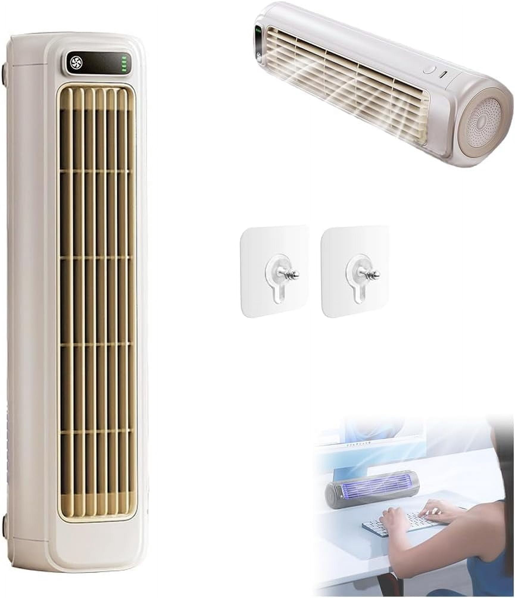 Cooling Ace Portable Air Conditioner, (3 Speeds), 2025 Upgrade Air Conditioner,Usb Charging, with 3 Speeds And Led Touch Screen, Portable Rechargeable Silent Type Air Cooler ,For Bedroom Office Home