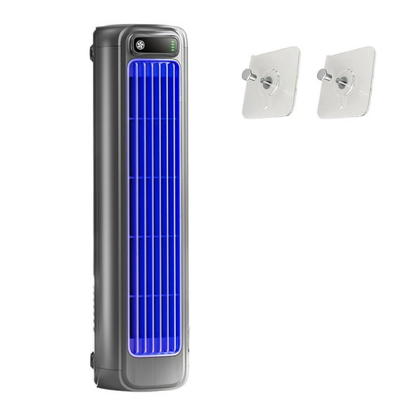 Cooling Ace Portable Air Conditioner - Mini AC Cooling Fan with 3 Speeds, LED Touch Screen & Rechargeable Battery for Bedroom/Office/Kitchen (2025 Model)