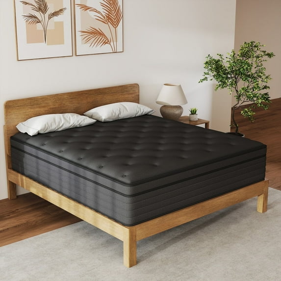 MEANDAROL Cooling Airflow 10 inch Pocket Spring Cooling Gel Memory Foam Hybrid Mattress in a Box, Pressure Relief,Adult Exclusive,Full,Medium,Euro Top