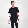 thumbnail image 1 of Cooling Arm Sleeves With Thumb Hole Canada Flag Breathable Moisture-Wicking Arm Sleeves For Women Men, 1 of 6