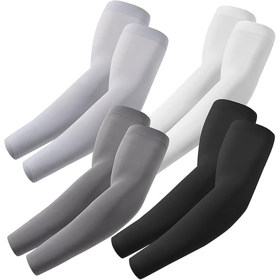 Cooling Arm Sleeves for Men & Women,UV Sun Protection Breathable Compression Arm Covers for Outdoor Work, Sports, Men & Women