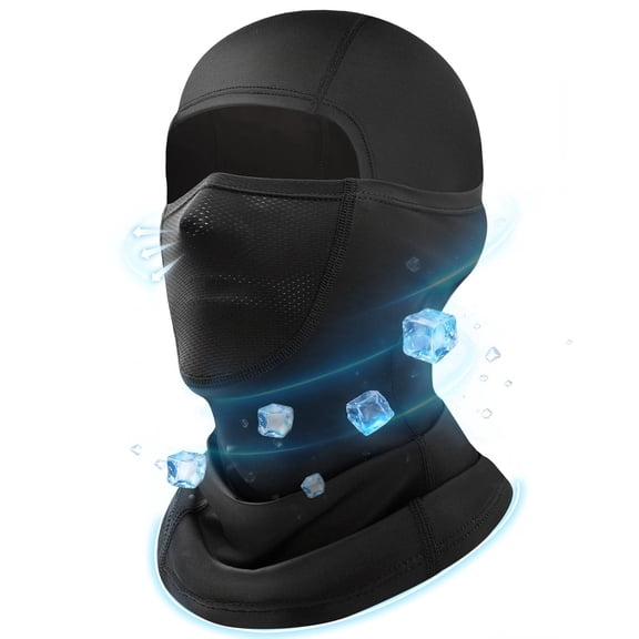 Cooling Balaclava Face Mask for Men Women, Summer Breathable Full Head Cover, Sun UV Protection for Motorcycle Work Cycling