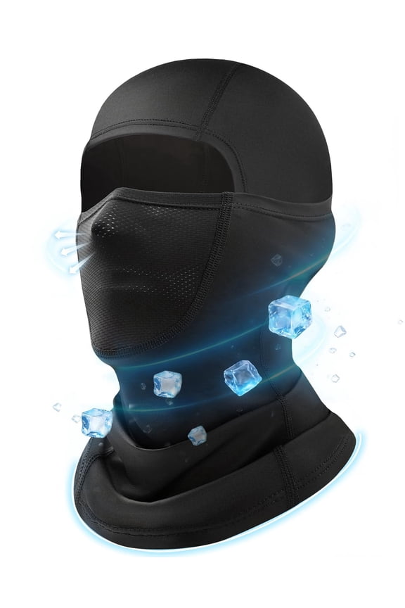 Cooling Balaclava Face Mask for Men Women, Summer Breathable Full Head Cover, Sun UV Protection for Motorcycle Work Cycling