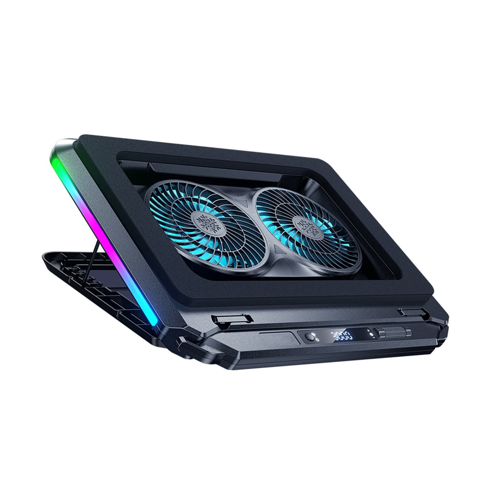 Cooling Base Featuring 15x Airflows Boosts Overclocking Cooling Stand Quiet Operate Universals Fit 15-21Inch Laptops