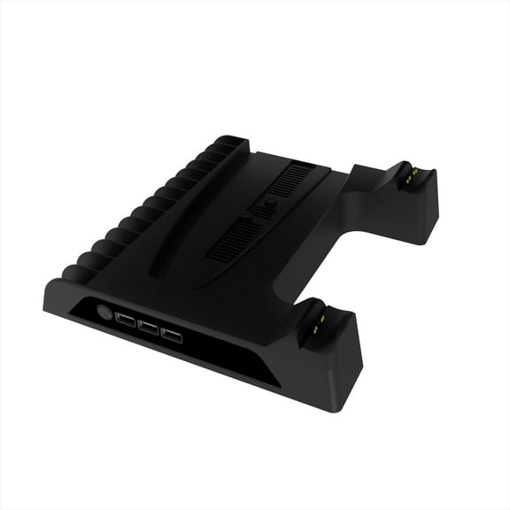 Cooling Base Stand for PS5 Pro/Slim Console, Vertical Cooling Stand Controller Charging Station With Headset Holder Hanger Hook For PS5 Pro/ PS5 Slim