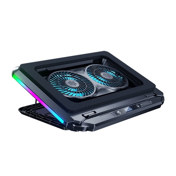 Cooling Base for Notebooks Featuring 15x Airflows Overclocking Cooling Low Design Universals Fit 15-21Inch Lightweight Plastic