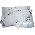 thumbnail image 1 of Cooling Bed Pillows for Sleeping 2 Pack Shredded Memory Foam Pillows Adjustable Cool Pillow for Side Back Stomach Sleepers Luxury Gel Pillows King Size Set of 2, 1 of 7