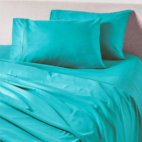Cooling Bed Sheets for Hot Sleepers - Ultra-Soft Breathable Peachskin Performance Fabric, Moisture-Wicking, Deep Pocket Sheet Set, Oeko-TEX, (King Size, Tiki Turquoise)