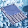 thumbnail image 1 of Aship Cooling Blanket Queen, Japanese Arc-Chill Cool Fiber Q-Max>0.5 Lightweight Skin-Friendly Double-Sided Summer Blankets for Beds - Blue 79"x 86", 1 of 8