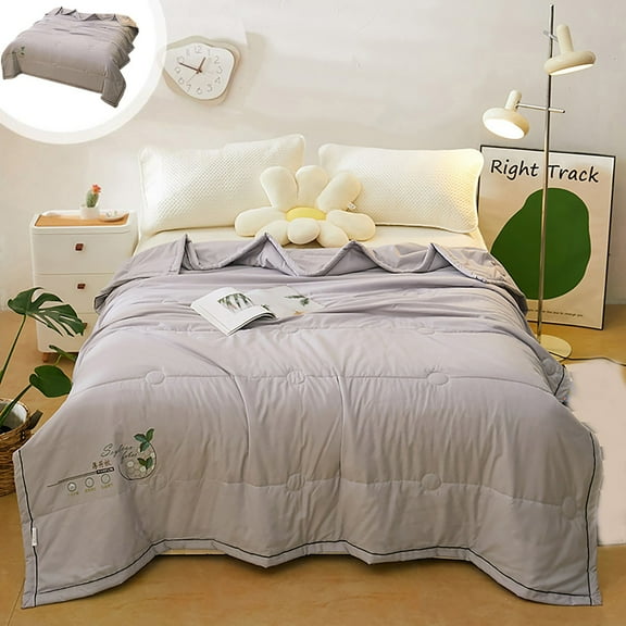 Cooling Blanket -Cold Blanket for Hot Sleepers, Ice Cooling Summer Blanket To Relieve Night Sweats And Hot Flashes, Ice Blanket for All Season Lightweight Summer Cooler Quilt,43.31 X 59.06Inch