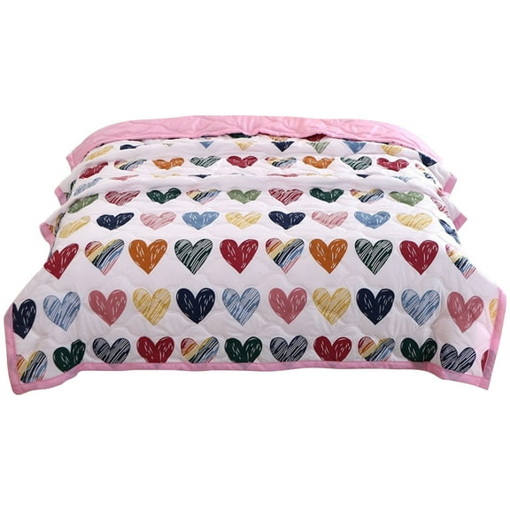 Cooling Blanket Comforter, Loetky Ice Blankets for Hot Sleepers Ice Blanket for All Season Lightweight Summer Cotton Cooler Quilt for Sleepers and Night Arc Chill Keep Cool Twin Size Soft