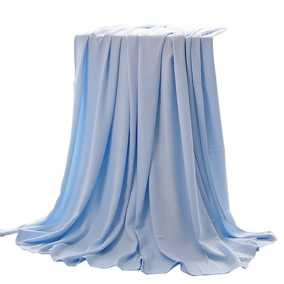 Cooling Blanket,Cool Summer Blanket for Hot Sleepers,Summer Ice Blankets for Hot Sleepers & Night Sweats Ba Mboo Fiber Lightweight Ice Blanket Cool Lightweight Ice Blankets Absorbs Body Heat