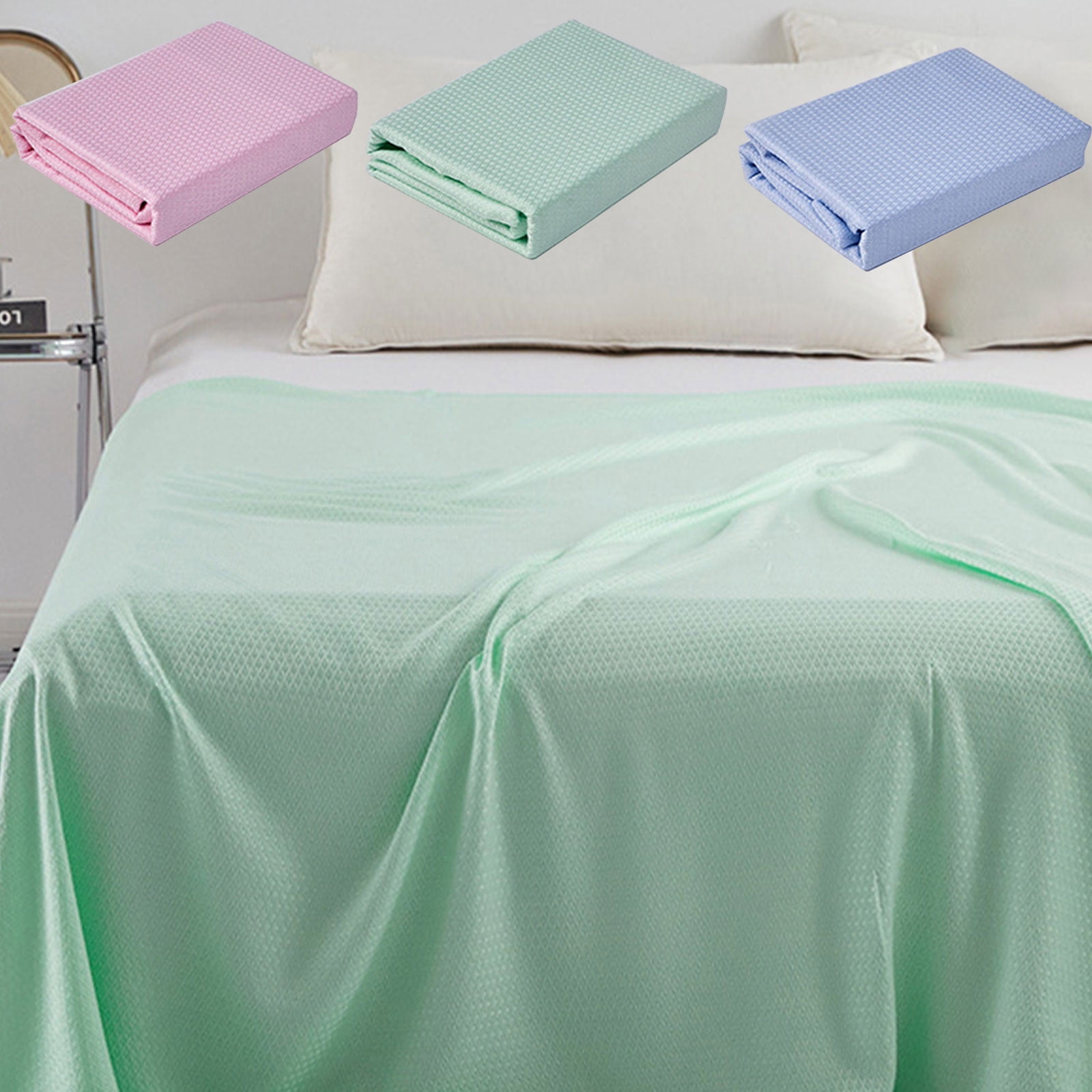 Cooling Blanket,Cooling Comforter Queen Size,Soft Bed Summer Quilt for