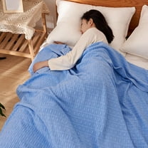 Cooling Blanket For Hot Sleepers And Night Sweats Ice Blanket For All-Season -Cold Blankets For Sleeping Ice Blankets Absorbs Body Heat To Keep