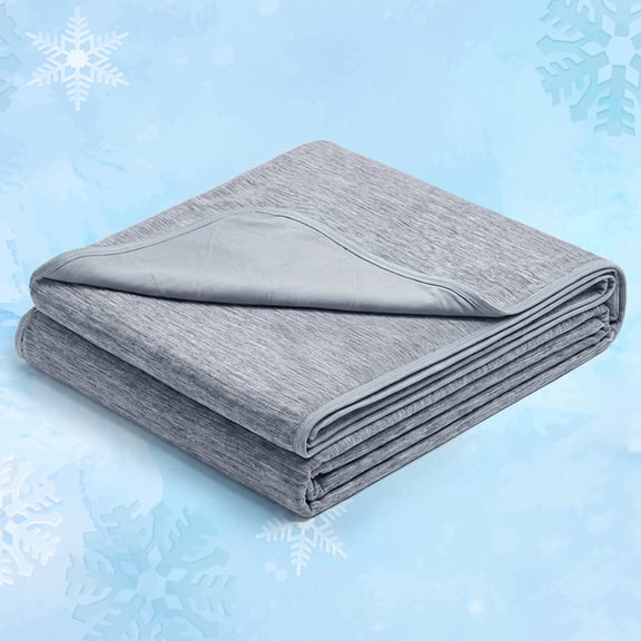 Everlasting Comfort Cooling Blanket, Lightweight Breathable Summer Throw for Full & Queen Beds