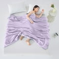 thumbnail image 1 of Cooling Blanket, Ice Silk Summer Quilt, Air Conditioning Bedding, Super Soft Polyester, Lightweight, 100x70cm, Machine Washable, for Hot Sleepers, 1 of 6