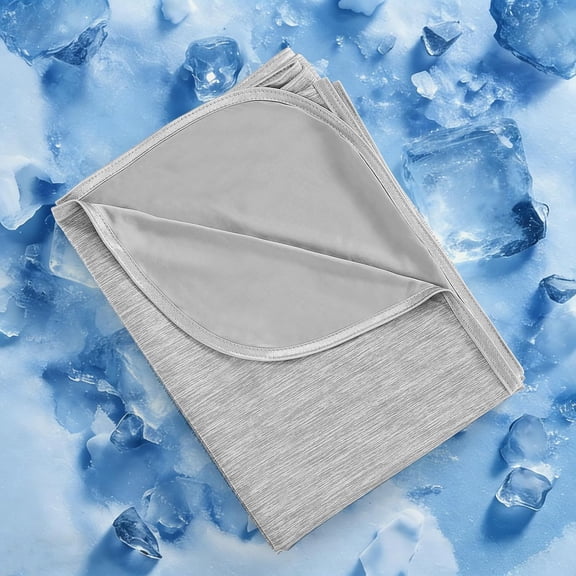 Cooling Blanket King, Arc-Chill Q-Max >0.5 for Hot Sleepers, Absorbs Heat to Keep Body Cool for Night Sweats, Lightweight Summer Cool Blankets for Sleeping, Gifts for Women & Men,Grey