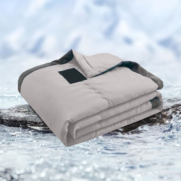 Cooling Blanket, Summer Air Conditioning Quilt, Double-Sided Cold Effect Soft Fiber Blanket for Hot Nights Sleep, Travel, Car, Sofa, Multi-Purpose Use