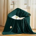 thumbnail image 1 of Cooling Blanket, Summer Blanket, Lightweight Fleece Throw, Temperature Regulating Nap Blanket for Hot Sleepers, All Season Use, 1 Count, 1 of 6