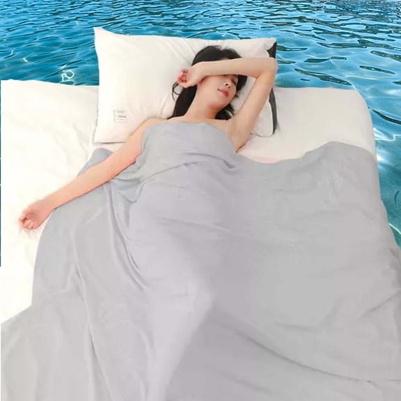 Cooling Blanket For Sweats,Summer Cooling Blanket For Hot Sleepers,Thin Lightweight Bamboo Blanket,Soft Cool Blanket For Sleeping, Ultra-Cool Cold Blankets For Bed Couch Sofa