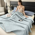 thumbnail image 1 of Cooling Blanket, Temperature Regulating Bedding, Breathable Fabric for Comfort, Ideal for Warm Environments, Designed for Comfortable Sleep, 1 of 6