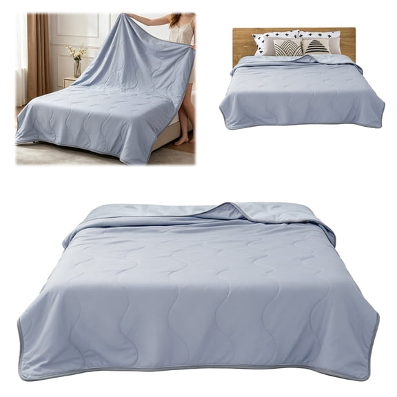 Cooling Blanket Throw, Cooling Blankets for Hot Sleepers, Cold Blanket Thin Lightweight Breathable Soft for Couch Bed, Lightweight Blanket Keep Cool for Night Sweats
