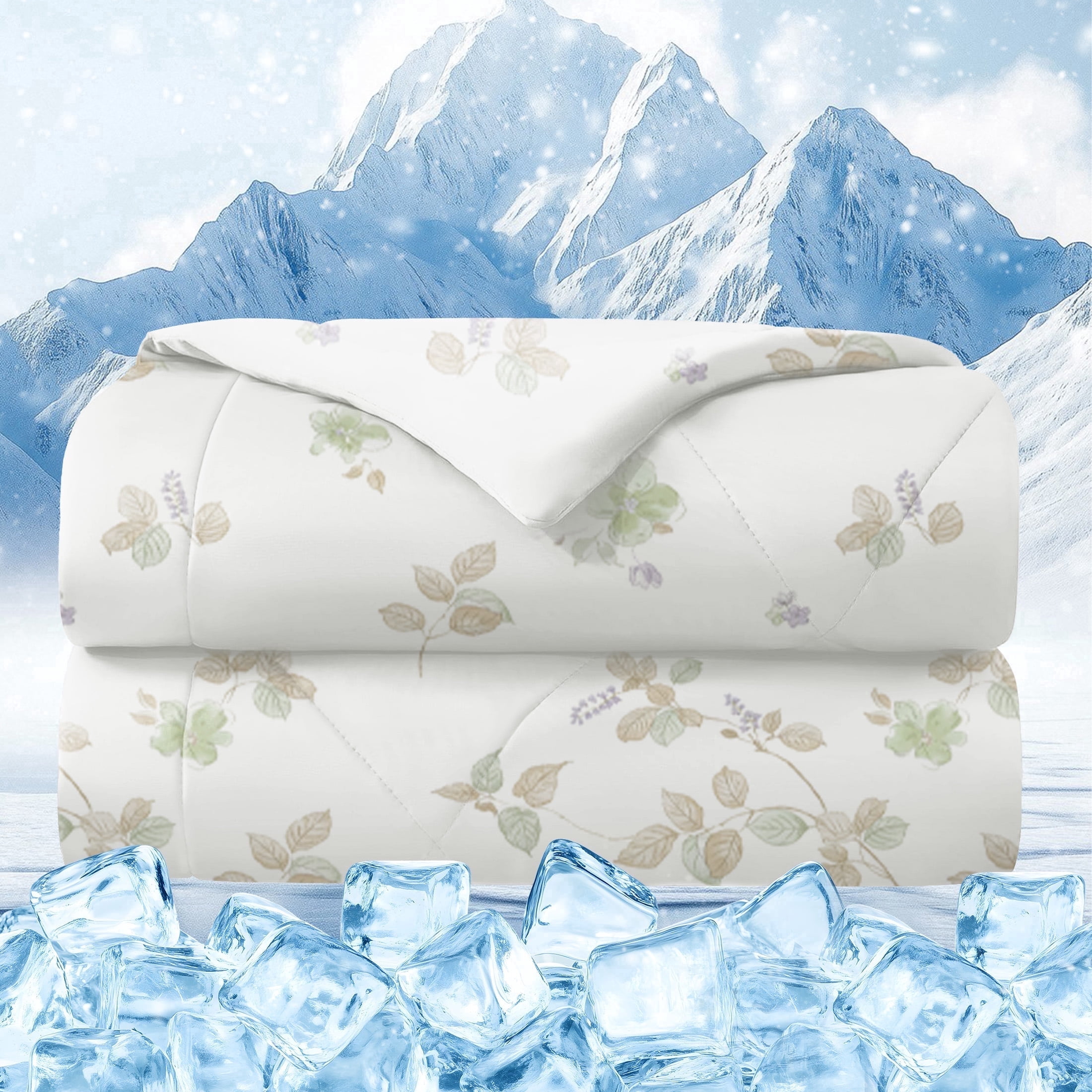 Cooling Blanket Twin Size, Double-Sided Q-Max>0.45 Arc-Chill Summer Blanket, Breathable Soft All-Season Breathable Lightweight Comforter for Hot Sleepers and Night Sweats