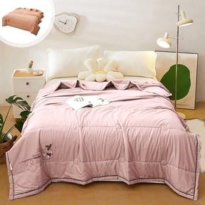 Cooling Blanket for Hot Sleepers, Double-Sided Ice Silk Fabric, 43 x 59 in Lightweight Summer Blanket for Kids Bed & Night Use