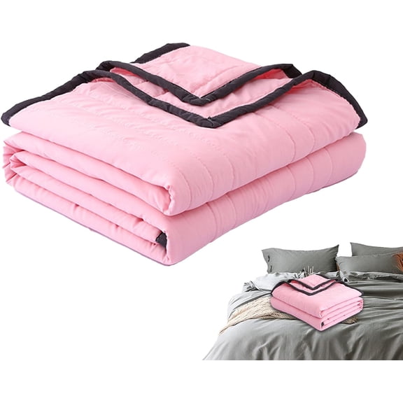Cooling Blanket for Hot Sleepers & Night Sweats, All-Season Lightweight Breathable Summer Throw, Ice Cooling Blanket for Bed, Nap & Travel